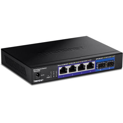 TRENDnet TEG-S562 6-Port Unmanaged 2.5G Ethernet Switch, 10G SFP+ port, wall mountable